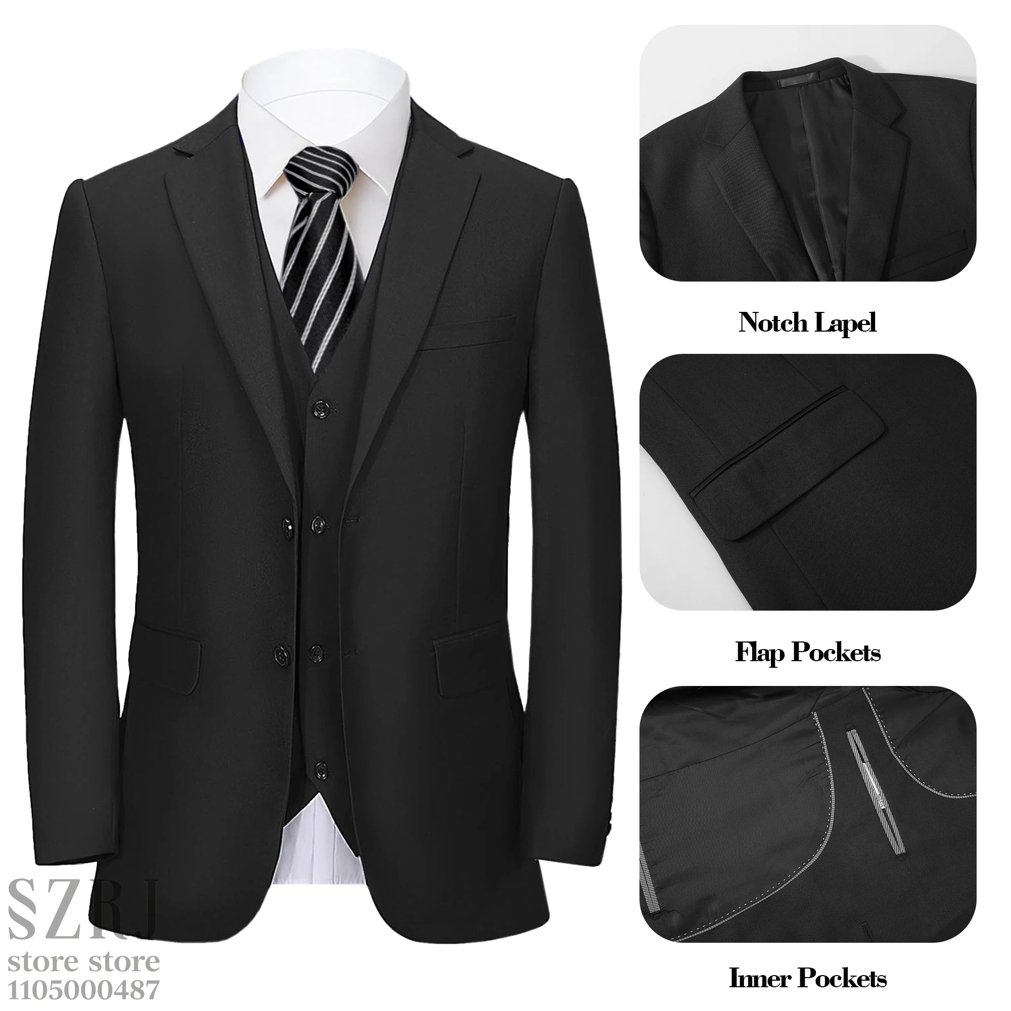 Four Piece Suit Set